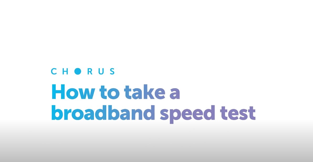 How to take a speed test